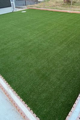 熊本市　個人様宅　人工芝　施工